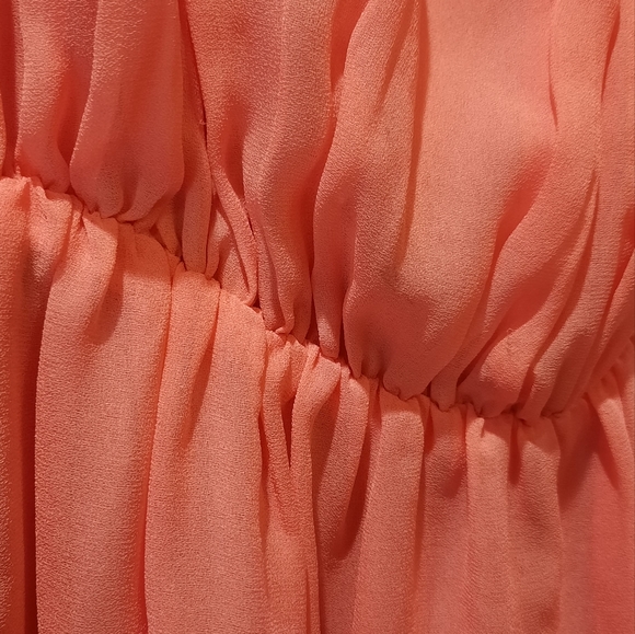 Mango size 4 Peach Colored Sleeveless Sheath Dress - Picture 6 of 10